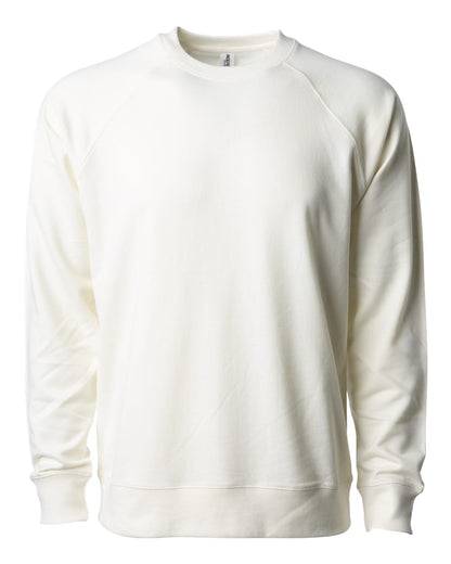 Independent Trading Co. Icon Lightweight Loopback Terry Crewneck Sweatshirt SS1000C #color_Bone