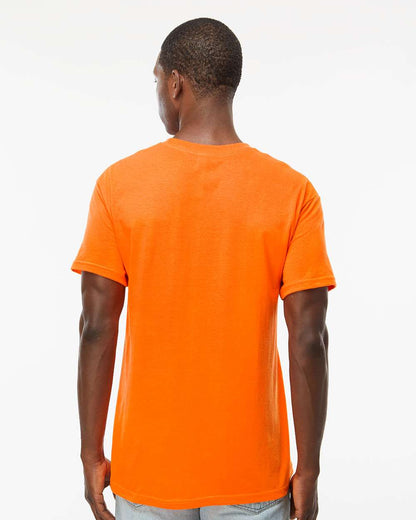 M&O Gold Soft Touch T-Shirt 4800 #colormdl_Safety Orange