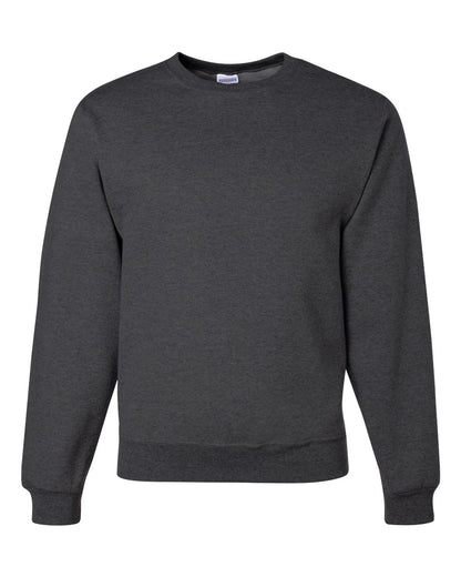 JERZEES NuBlend® Crewneck Sweatshirt 562MR #color_Black Heather