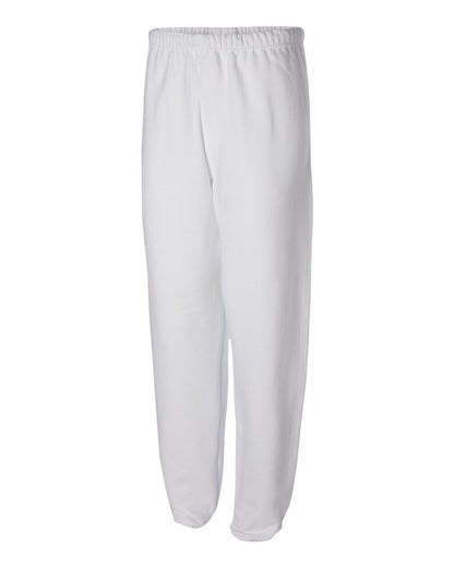 JERZEES NuBlend® Sweatpants 973MR #color_White