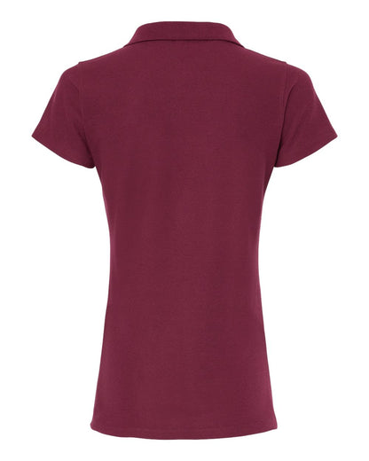 M&O Women's Soft Touch Polo 7007 #color_Maroon