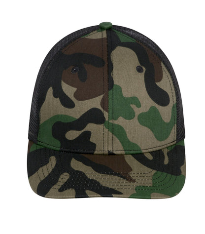 Atc Everyday Snapback Trucker Cap C1318 #color_Camo/Black