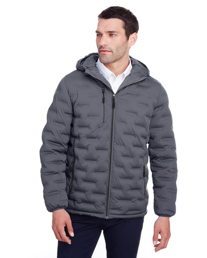 North End Men's Loft Puffer Jacket NE708 #color_CARBON / BLACK