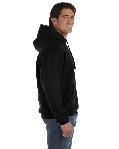 Fruit of the Loom Adult Supercotton™ Pullover Hooded Sweatshirt 82130 #color_BLACK
