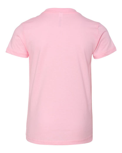 BELLA + CANVAS Youth Jersey Tee 3001Y #color_Pink