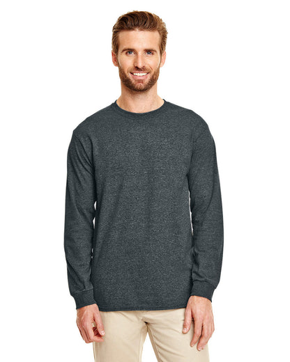 Gildan Adult Long-Sleeve T-Shirt G840 #color_DARK HEATHER