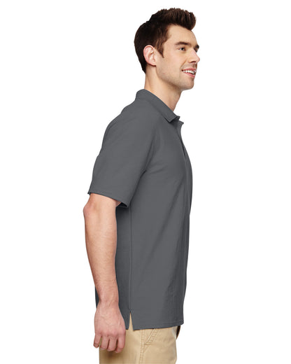 Gildan Adult Double Piqué Polo G728 #color_CHARCOAL