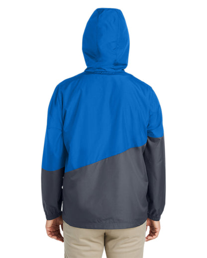 Core365 Unisex Techno Lite Colorblock Windbreaker CE710 #color_TRU ROYAL