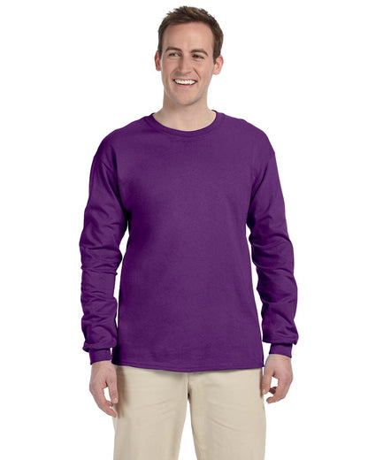 Gildan Adult Ultra Cotton® Long-Sleeve T-Shirt G240 #color_PURPLE