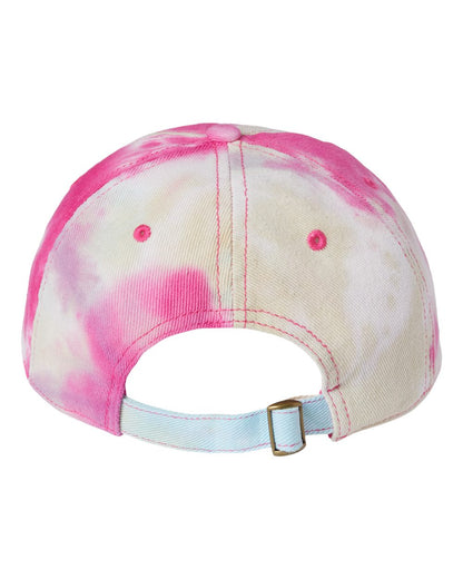 Sportsman Tie-Dyed Dad Hat SP400 #color_Raspberry Mist