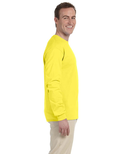 Fruit of the Loom Adult HD Cotton™ Long-Sleeve T-Shirt 4930 #color_YELLOW