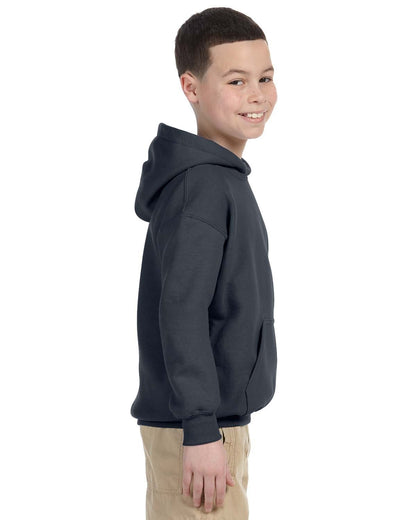 Gildan Youth Heavy Blend™ Hooded Sweatshirt G185B #color_CHARCOAL