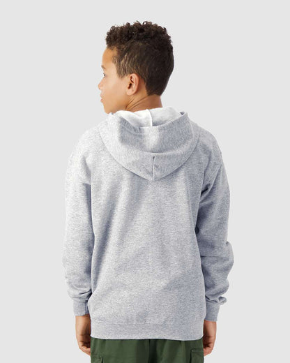 Gildan Heavy Blend™ Youth Full-Zip Hooded Sweatshirt 18600B #colormdl_Sport Grey