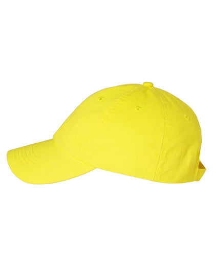 Valucap Adult Bio-Washed Classic Dad Hat VC300A #color_Neon Yellow