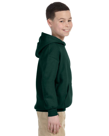 Gildan Youth Heavy Blend™ Hooded Sweatshirt G185B #color_FOREST GREEN