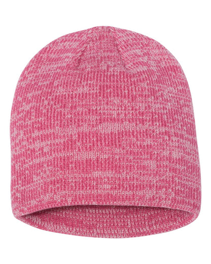 Sportsman 8" Marled Beanie SP03 #color_Pink/ Dark Pink