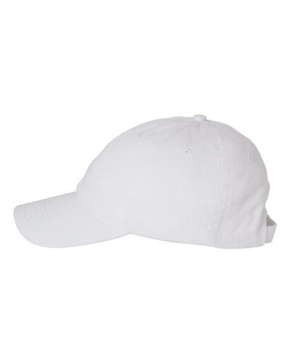 Valucap Adult Bio-Washed Classic Dad Hat VC300A #color_White