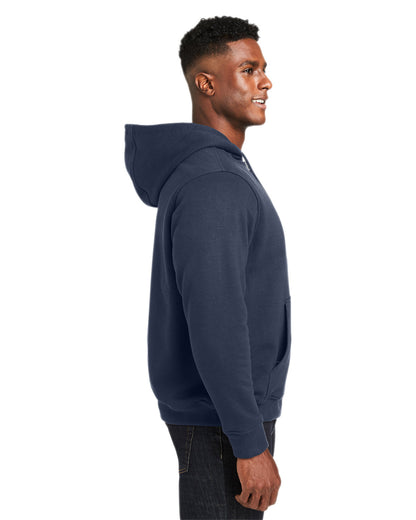 Harriton Men's Tall ClimaBloc™ Lined Heavyweight Hooded Sweatshirt M711T #color_DARK NAVY