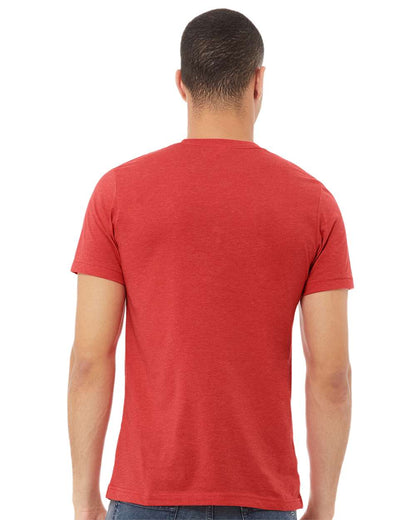 BELLA + CANVAS CVC Jersey Tee 3001CVC #colormdl_Heather Red