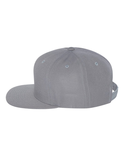 YP Classics Premium Flat Bill Snapback Cap 6089M #color_Silver