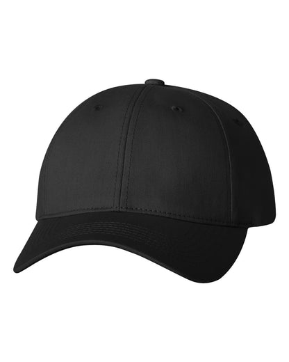 Sportsman Adult Cotton Twill Cap 2260 #color_Black