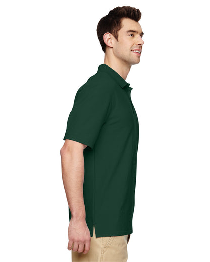 Gildan Adult Double Piqué Polo G728 #color_FOREST GREEN