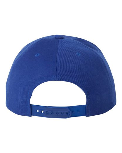 YP Classics Premium Flat Bill Snapback Cap 6089M #color_Royal Blue