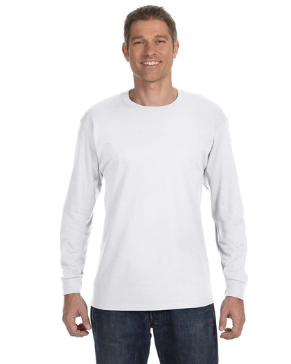 Gildan Adult Heavy Cotton™ Long-Sleeve T-Shirt G540 #color_WHITE