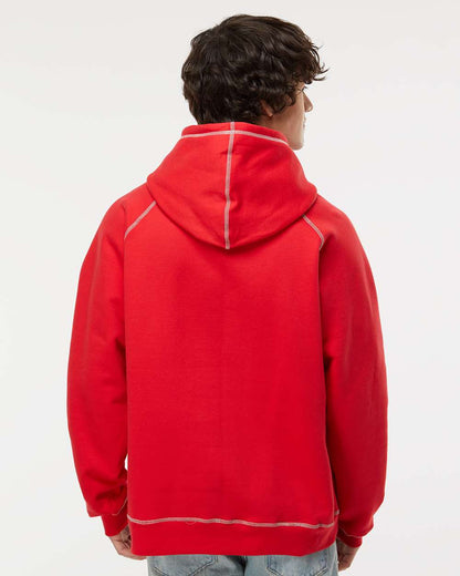 King Fashion Extra Heavy Hooded Pullover KP8011 #colormdl_Red