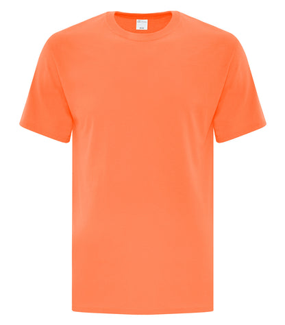Atc Everyday Collection Everyday Cotton Tee ATC1000 #color_Neon Orange Heather