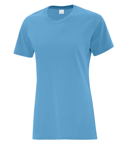 Atc Everyday Collection Everyday Cotton Lds' Tee ATC1000L #color_Aquatic Blue