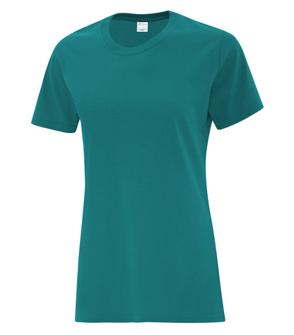 Atc Everyday Collection Everyday Cotton Lds' Tee ATC1000L #color_Teal