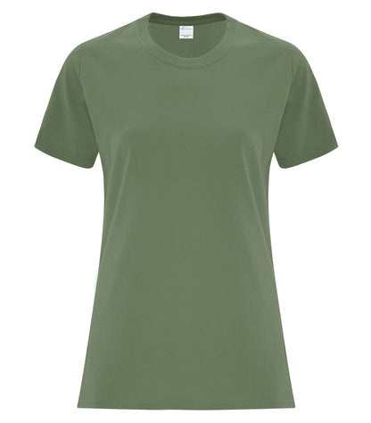 Atc Everyday Collection Everyday Cotton Lds' Tee ATC1000L #color_Fatigue Green