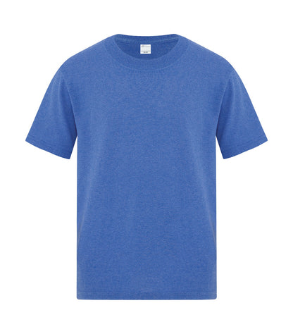 Atc Everyday Collection Everyday Cotton Youth Tee ATC1000Y #color_Heather Royal
