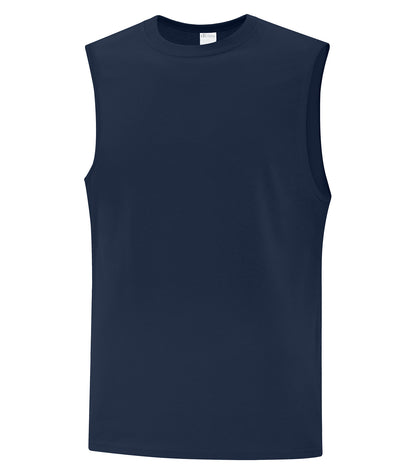 Atc Everyday Collection Everyday Cotton Sleeveless Tee ATC1002 #color_Navy