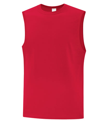 Atc Everyday Collection Everyday Cotton Sleeveless Tee ATC1002 #color_Red