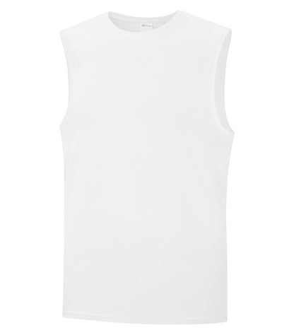 Atc Everyday Collection Everyday Cotton Sleeveless Tee ATC1002 #color_White