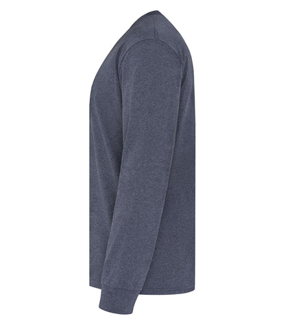 Atc Everyday Collection Everyday Cotton L/S Tee ATC1015 #color_Heather Navy
