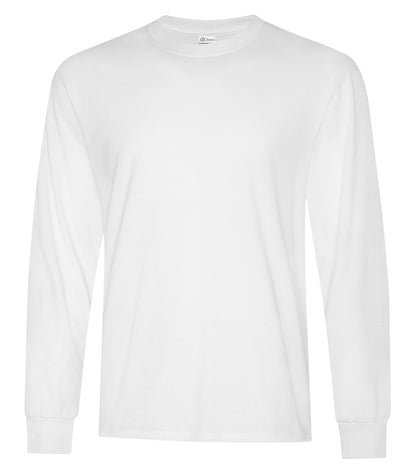 Atc Everyday Collection Everyday Cotton Blend LS Tee ATC5015 #color_White