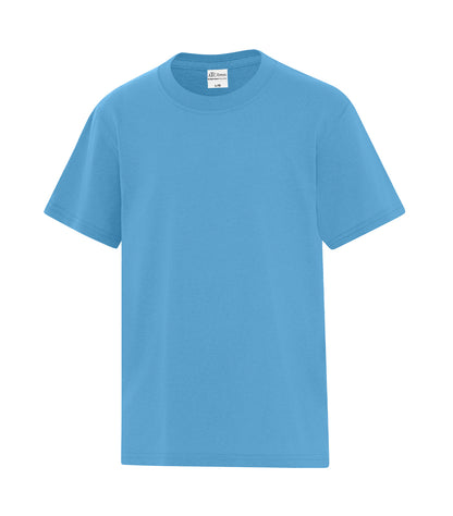 Atc Everyday Collection Everyday Cotton Blend Yth Tee ATC5050Y #color_Aquatic Blue