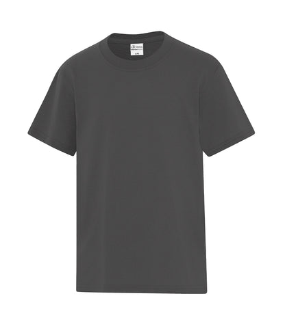 Atc Everyday Collection Everyday Cotton Blend Yth Tee ATC5050Y #color_Charcoal