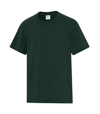 Atc Everyday Collection Everyday Cotton Blend Yth Tee ATC5050Y #color_Dark Green