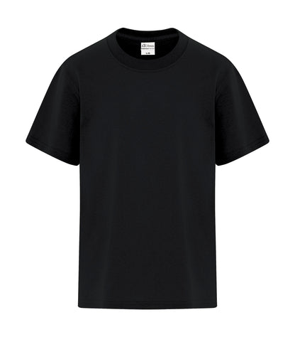 Atc Everyday Collection Everyday Cotton Blend Yth Tee ATC5050Y #color_Black