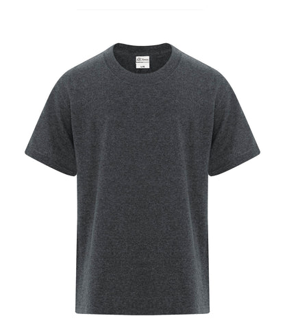 Atc Everyday Collection Everyday Cotton Blend Yth Tee ATC5050Y #color_Dark Heather Grey