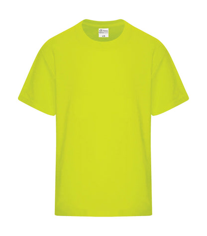 Atc Everyday Collection Everyday Cotton Blend Yth Tee ATC5050Y #color_Safety Green