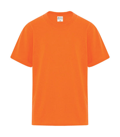 Atc Everyday Collection Everyday Cotton Blend Yth Tee ATC5050Y #color_Safety Orange
