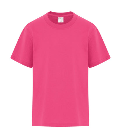 Atc Everyday Collection Everyday Cotton Blend Yth Tee ATC5050Y #color_Sangria