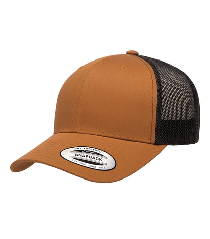 Atc Yupoong YP Classics Retro Trucker Cap ATC6606 #color_Caramel/Black