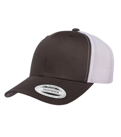 Atc Yupoong YP Classics Retro Trucker Cap ATC6606 #color_Charcoal/White