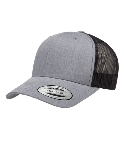 Atc Yupoong YP Classics Retro Trucker Cap ATC6606 #color_Heather/Black